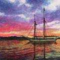 Acadia Sunset at Sea
